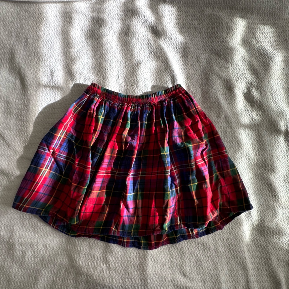 Kids “XXL REGULAR (14-16)” GAP Red and Green Plaid Skirt